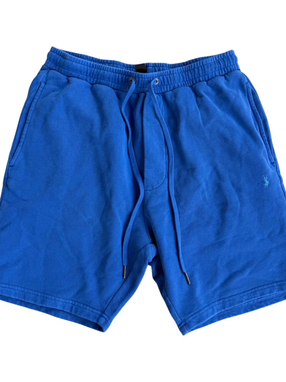 KSUBI 4 X 4 Trak Shorts Fleece Sz Large 7” In Royal Blue Pockets Logo